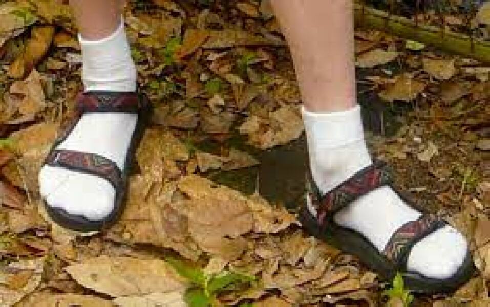 The worst footwear ever seen! Who on earth would wear these?!