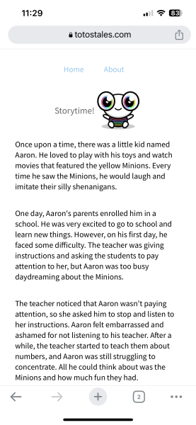 Discovered a bedtime story time hack! 