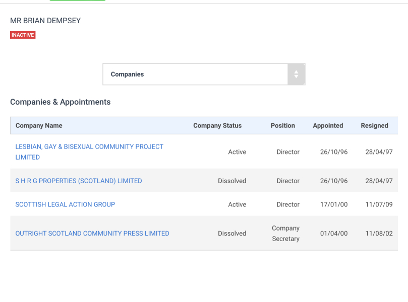Scotland PIE and LGB research thread