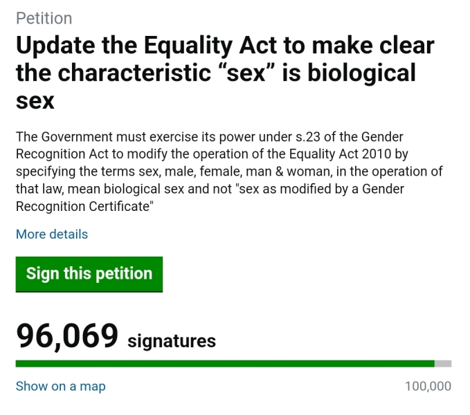 Petition to Update the Equality Act / Thread 3