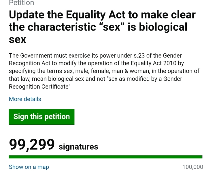 Petition to Update the Equality Act / Thread 3