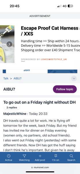 Ads covering a third of the page