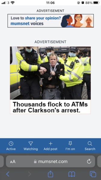 Scam advertising on MN