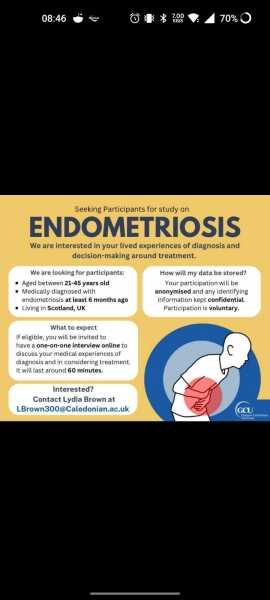 Anyone in Scotland with Endometriosis?
