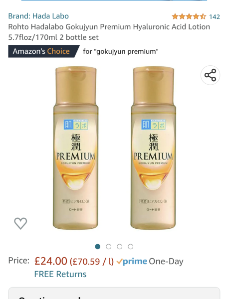 Hyaluronic acid serum