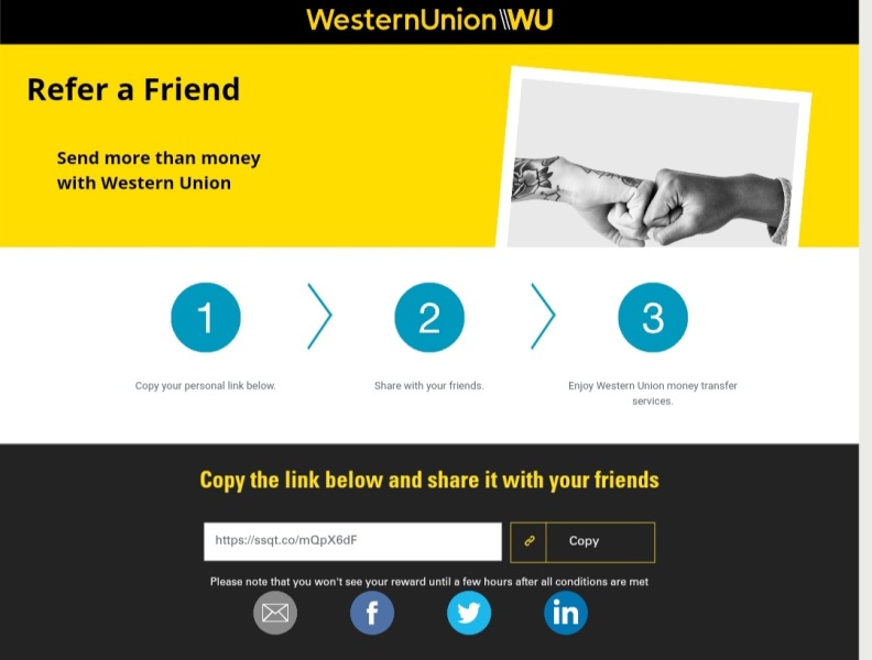 Western union £10 gift card 