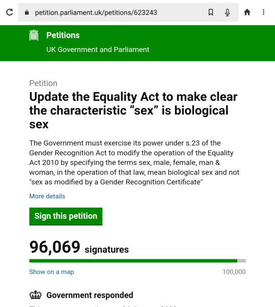 Petition to Update the Equality Act / Thread 3