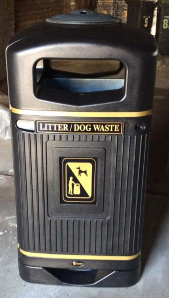 Putting a poop in your bin 