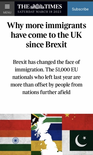 "Take Back Control of our borders"