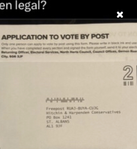 To remind you that no photo ID = no right to vote. 