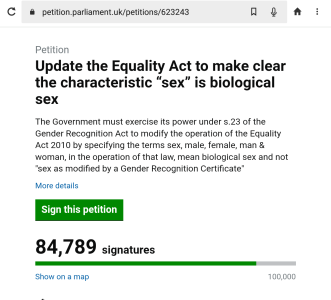 Petition to Update the Equality Act - thread 2