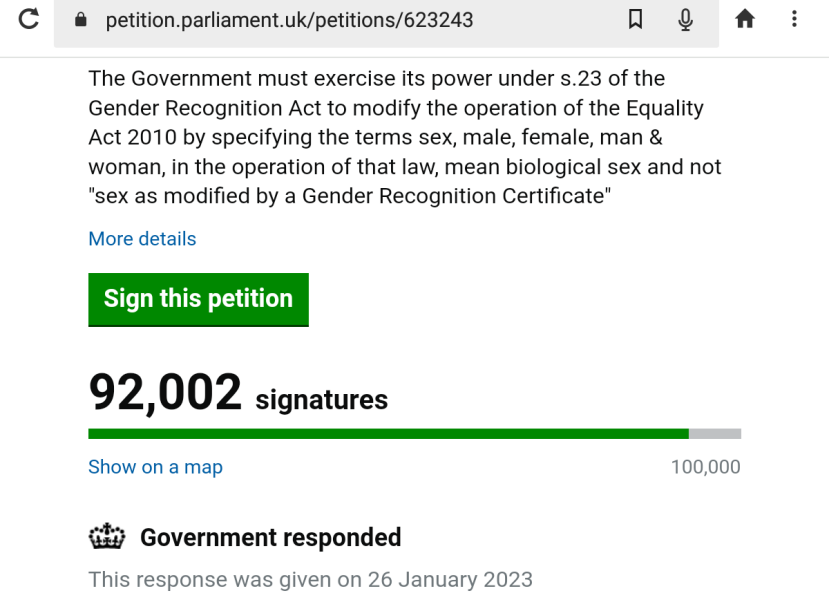 Petition to Update the Equality Act / Thread 3
