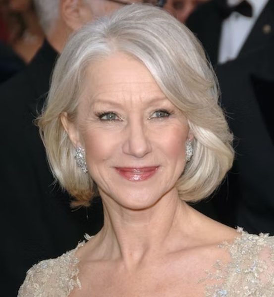 Helen Mirren long hair