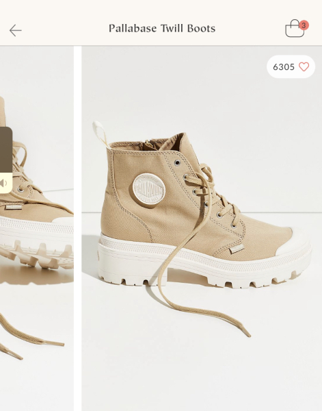 Platform spring boots with a 2.5" chunky heel