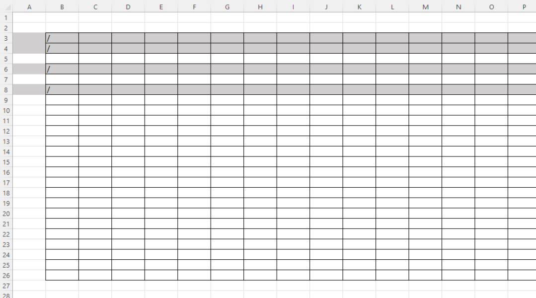 Highlight some cells in a row automatically