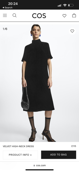 Black dress for a funeral