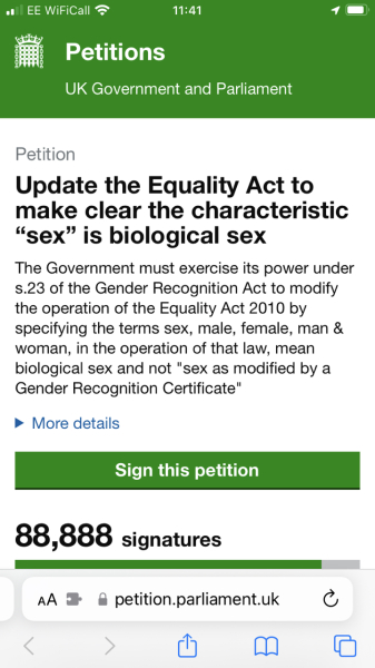 Petition to Update the Equality Act / Thread 3