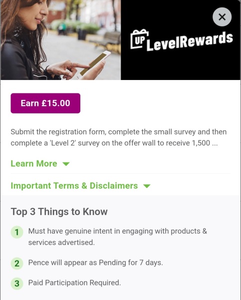 Free £30 for answering a couple questions 