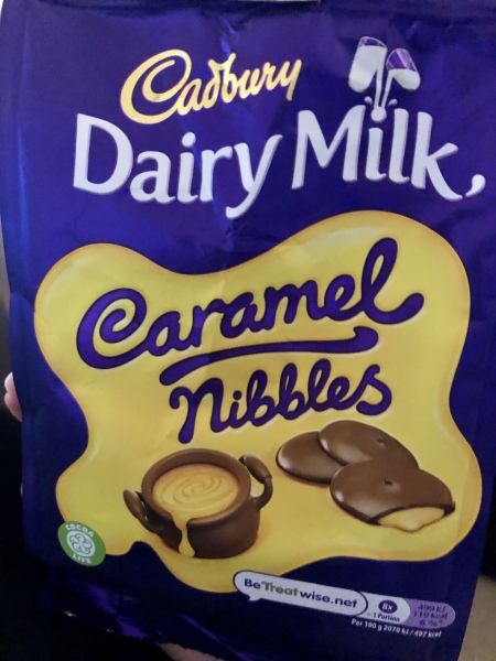 To create a delicious chocolate button sandwich…