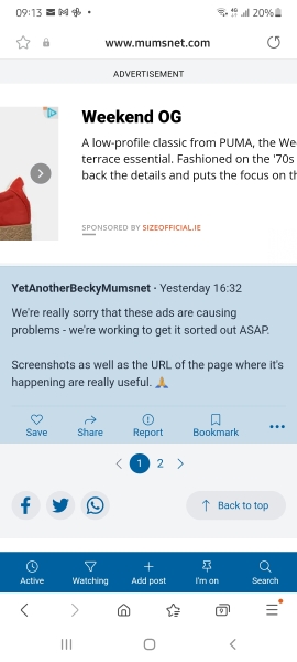 Ads now covering entire page ☹️