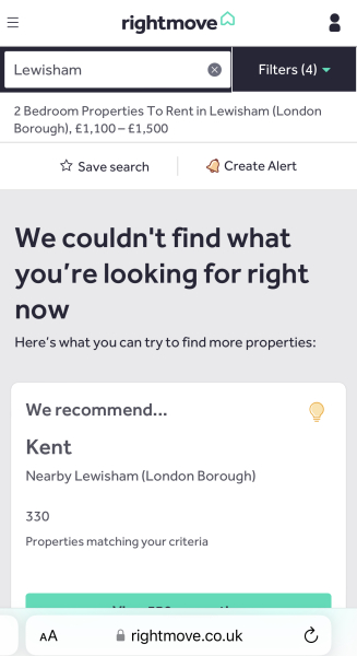 Unable to pay rent increase