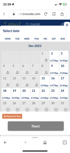Lapland UK - website crashing