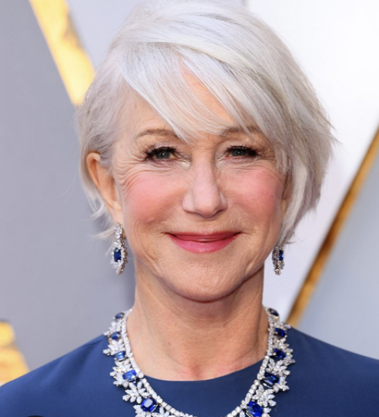 Helen Mirren long hair