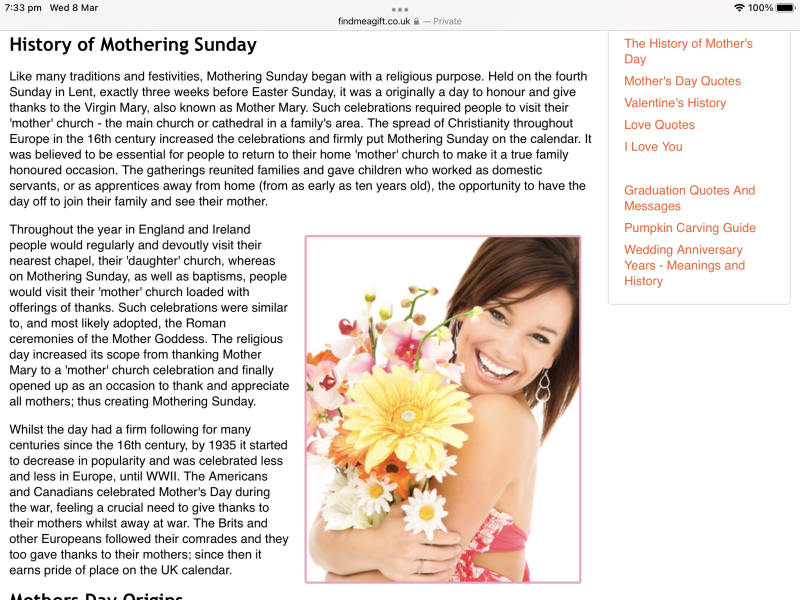 To want to spend Mother's day with my children and my own mother?