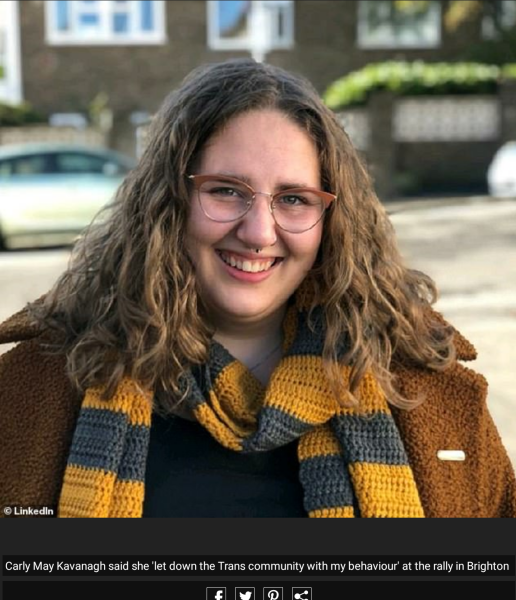 Film of protest outside the Lesbian Project meeting