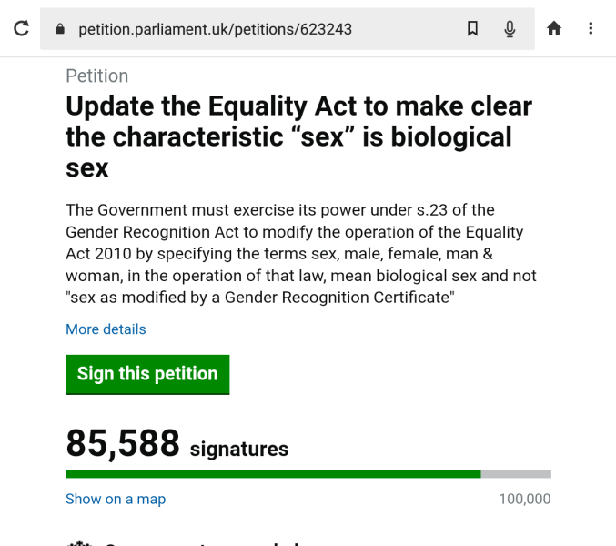 Petition to Update the Equality Act - thread 2