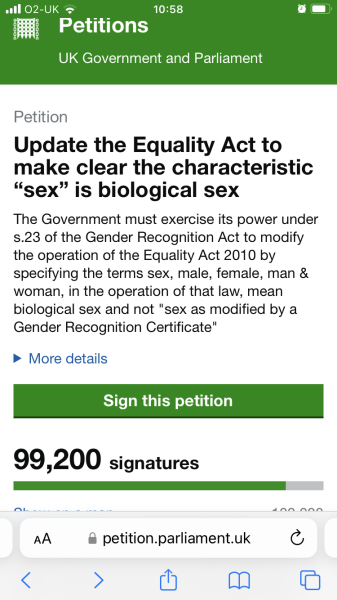 Petition to Update the Equality Act / Thread 3