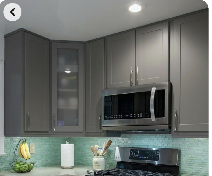 Grey kitchen cupboards with mustard or yellow walls? Opinions please?