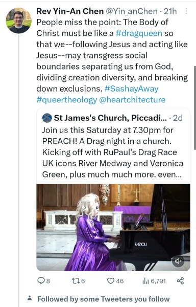 Any CofE members around here - LLF response