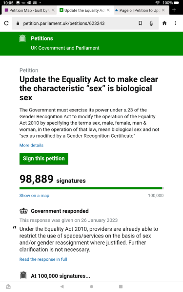 Petition to Update the Equality Act / Thread 3