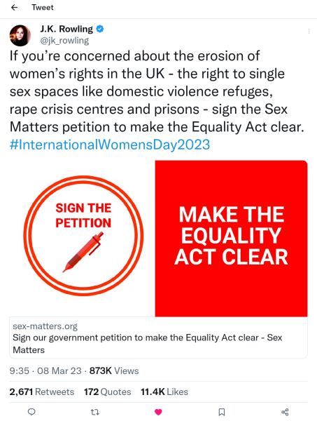 100,000 signatures on the Equality Act -  What next 