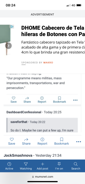 Ads covering a third of the page