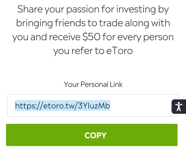 Etoro - get £43 per referral 
