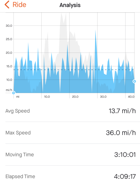 To think DS (16) saying he cycled 36mph speed on bike ride today is NOT ok? 
