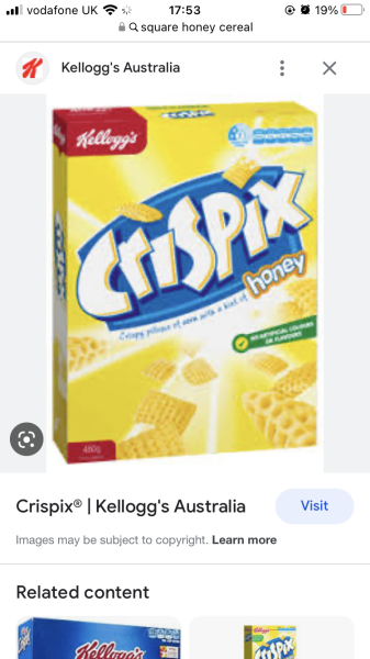To ask wtf was this cereal called?!