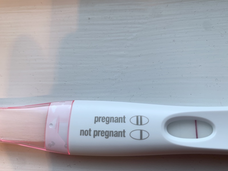 Indent line or start of faint positive? 