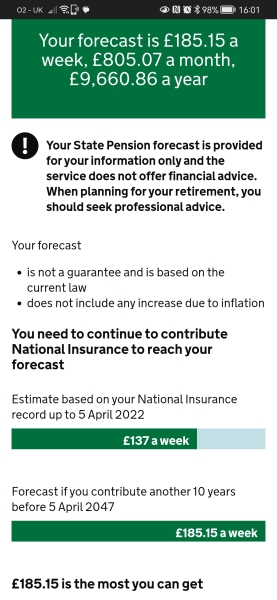 To be shocked if this is true . State pension and benefits …?