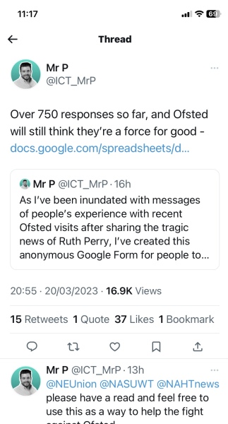 The fight back against OFSTED has begun - support needed