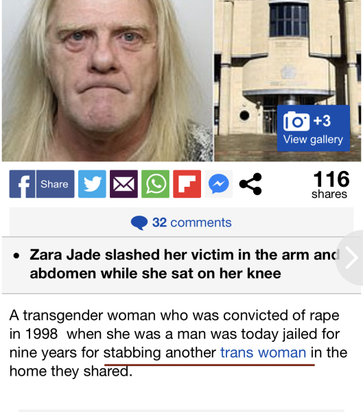 Trans woman threatened with physical violence by 'TERF'
