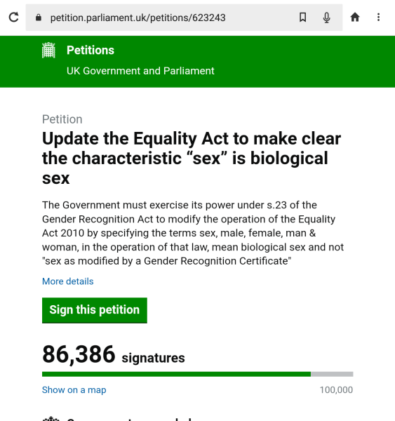 Petition to Update the Equality Act / Thread 3