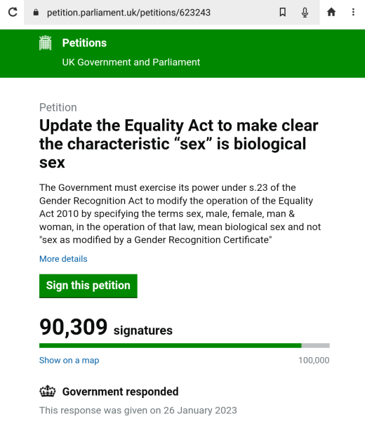 Petition to Update the Equality Act / Thread 3