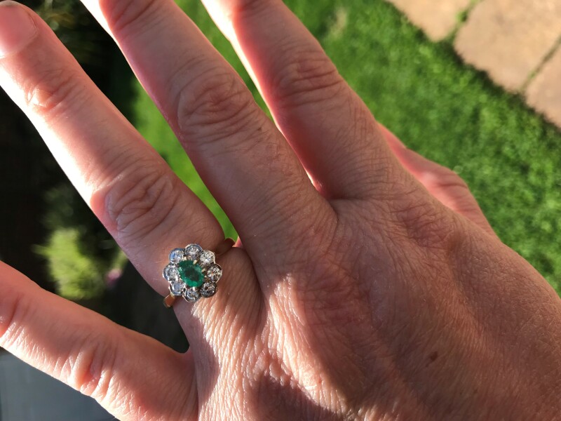 Please show me your emerald rings ? 