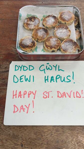 Dydd Gwyl Dewi Hapus 🏴󠁧󠁢󠁷󠁬󠁳󠁿 🌼 ❤️ 