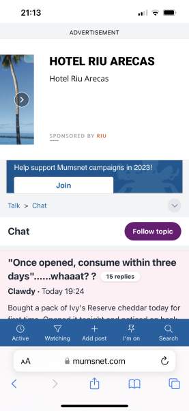 Ads covering a third of the page