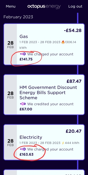 How much did you pay for your March energy bill?