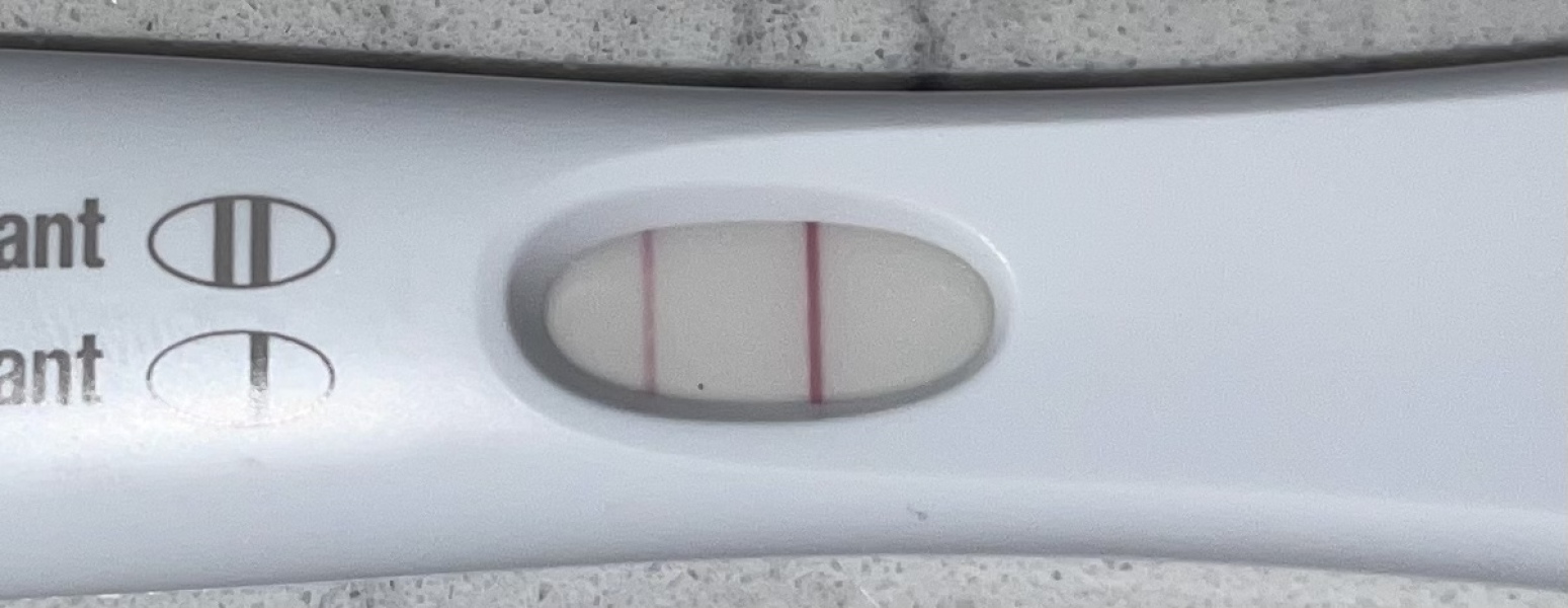 Faint line?